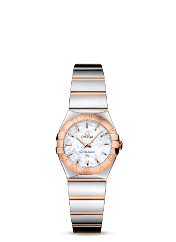 Omega Constellation Quartz 24 Polished Stainless Steel / Red Gold / MOP